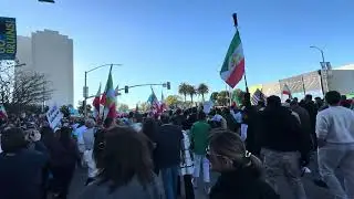 همسو با خیزش سراسری ایران- لس آنجلس ۱۱ ژانویه -جاوید شاه