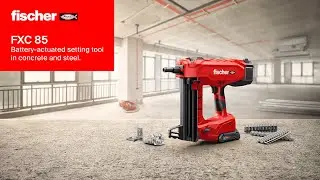 The battery-actuated setting tool for quick and easy fastening in concrete and steel.