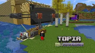 We Built an Airship in Modded Minecraft (Topia Modded Season 3)