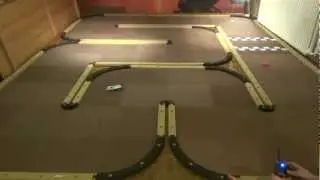 Kyosho Mini-Z MR-03 on 2 Losi Micro Track & Jump Kits