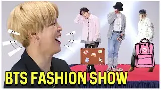 Модный показ BTS (милый и забавный)