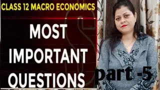 Macro Economics Important questions part -5@CommerceTutorial-cn6pw