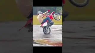 Honda crf 80 wheelie