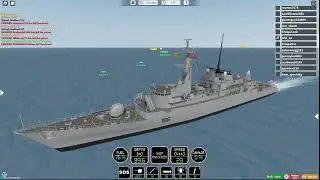 Type 21 Frigate vs Los Angeles Class Submarine (DSS 3)