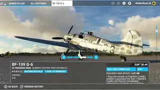 UPDATE . BF-109 G6 by FlyingIron . MSFS . XBOX