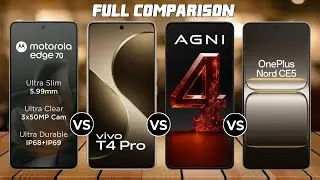 Moto Edge 70 Vs Lava Agni 4 Vs Vivo T4 Pro Vs Oneplus Nord Ce 5