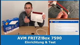 Installation, Einrichtung und Test || AVM FRITZ!Box 7590 Router (Für VDSL-Supervectoring) Telekom