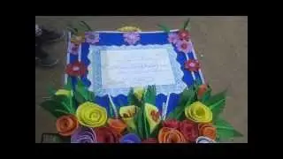 عثمان غزالي التجريبية تحصل على شهادة التميز فى الرسم