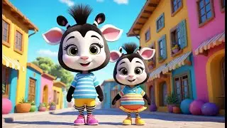 Zebra Song &ndash; Count the Stripes! | Fun Animal Counting Song for Kids | Nursery Rhyme Adventure