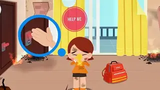 Learn with Baby Panda's Fire Evacuation | Super Firefighter Rescue tips | Kids Safety Tips