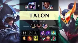 Talon ADC vs Lucian - NA Grandmaster Patch 25.18