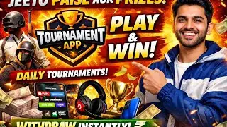 Free Fire Tournament App 🔥 | Khelo Game Jeeto Cash 💰