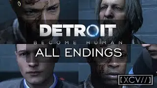 Detroit: Become Human &brvbar; &laquo;Допрос&raquo; ВСЕ КОНЦОВКИ (ПК, PS4) 60 кадров в секунду |【XCV//】