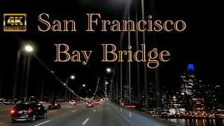 Night Bay Bridge San Francisco