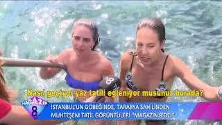 İstanbul'un Göbeğinde Tarabya Sahilinden Muhteşem Tatil Görüntüleri