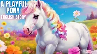 A Playful Pony | English Story | Bedtime Stories for Kids | Horse Story | Cute Horse | Animal Story