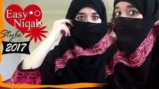 Easy Niqab style | step by step | 2017 - Islam☪ NiqaBee