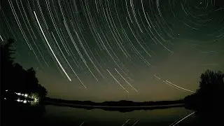 Day to Night timelapse over Rollins Pond in the Adirondacks