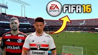 PRIMEIRA VEZ jogando FIFA FRIENDS (patch FIFA 16)