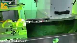 LC-120AL-1 one color automatic UV screen printing machine for plastic can