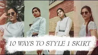 10 Ways to wear MIDI SKIRT  I How to wear MIDI SKIRT in 10 DIFFERENT Ways I  thatlibranstyleblog