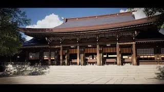 Meiji Jingu &mdash; Real-Time Environment (Unreal Engine 5)