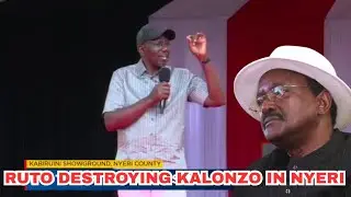 IN YOUR 40 YRS IN POWER UMESAIDIA NANI? Ruto Hammering Kalonzo,Gachagua BADLY in Nyeri