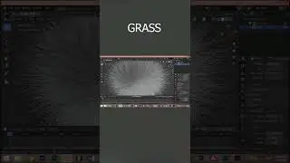 create grass in blender timelapse tutorial 