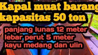 Review kapal pinisi / kapal barang ..... muatan 50 ton ...