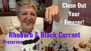 Rhubarb & Black Currant Conserve! Great Christmas gift🎁 from freezer!