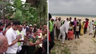 Maharaja of Mysore Sri Yaduveer Wadeyar at Beach Clean up Drive at #kundapura  I Ame Habba I