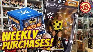 WEEKLY PURCHASES - WWE Elite Action Figures, Unreleased Prototype, Panini Hobby Boxes, WWF Candy?!