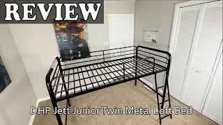 DHP Jett Junior Twin Metal Loft Bed Review