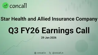 Star Health and Allied Insurance Company Q3 FY26 Earnings Conference Call | Concall.in