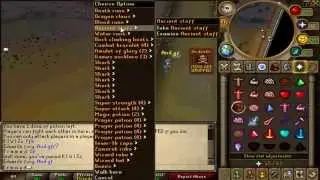 Runescape Dragon Claws Lure in Clan Wars