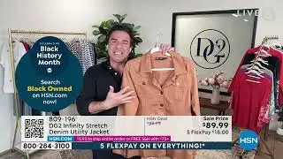 DG2 by Diane Gilman Infinity Stretch Denim Utility Jacket