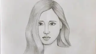 How to drawing a girl  #eamincb