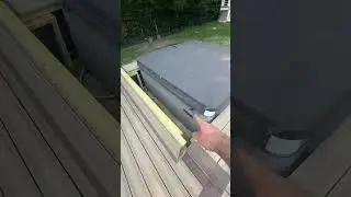 Hot tub access hatch! #building #hottub