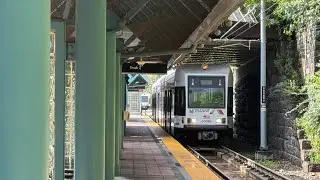 HBLR - Trains end/begin service at Tonnelle Avenue