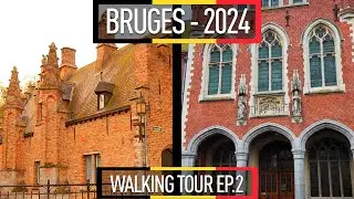 BRUGES City Tour 2024 - 4K | From Hawap Brugge to  Sashuis Begijnhof | #bruges #belgium #travel