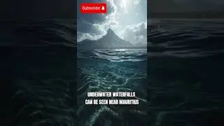 There Is a Waterfall Under the Ocean 🌊😱 #shorts