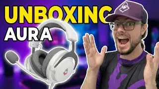 Unboxing Headset Gamer Mancer Aura, Rainbow, Drivers 50mm, Branco