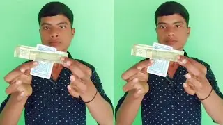 Note Or Tash Ka Jadu Dekhe | Card Through Note Magic Trick Revealed in Hindi || #Magic #Jadu #Shorts