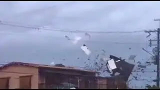 2018 Typhoon Jebi - Apocalyptic scenes from japan