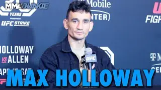 Max Holloway Wants 4th Fight With Alexander Volkanovski, Confident He's Better | UFC on ESPN 44