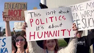 Student Walkout to ICE Out Protest: General Strike Footage 