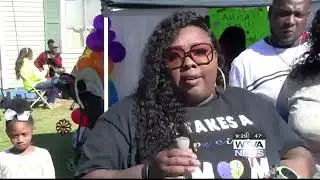 Special parade for one autistic kid in Okolona