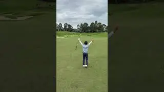 Beautiful golf shot at Melbourne, Heritage golf club