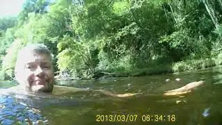 Sgwd Isaf Clun Gwyn Waterfall Swim Brecon Beacons Wales 05 09 20