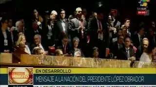 Reacciones en el Congreso de M&eacute;xico cuando AMLO mencion&oacute; a Nicol&aacute;s Maduro en su discurso
